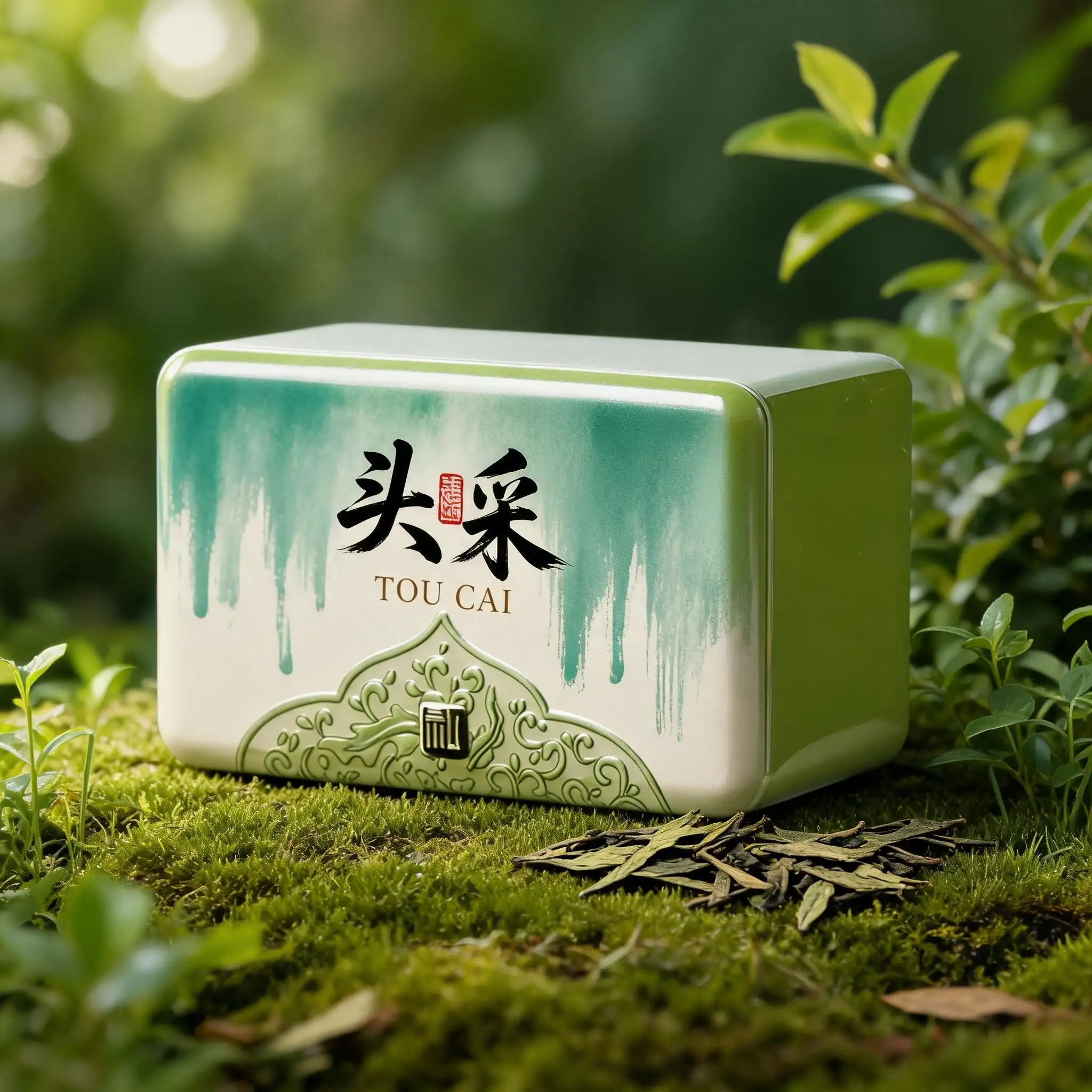 观山·藏茶 tin packaging image 2