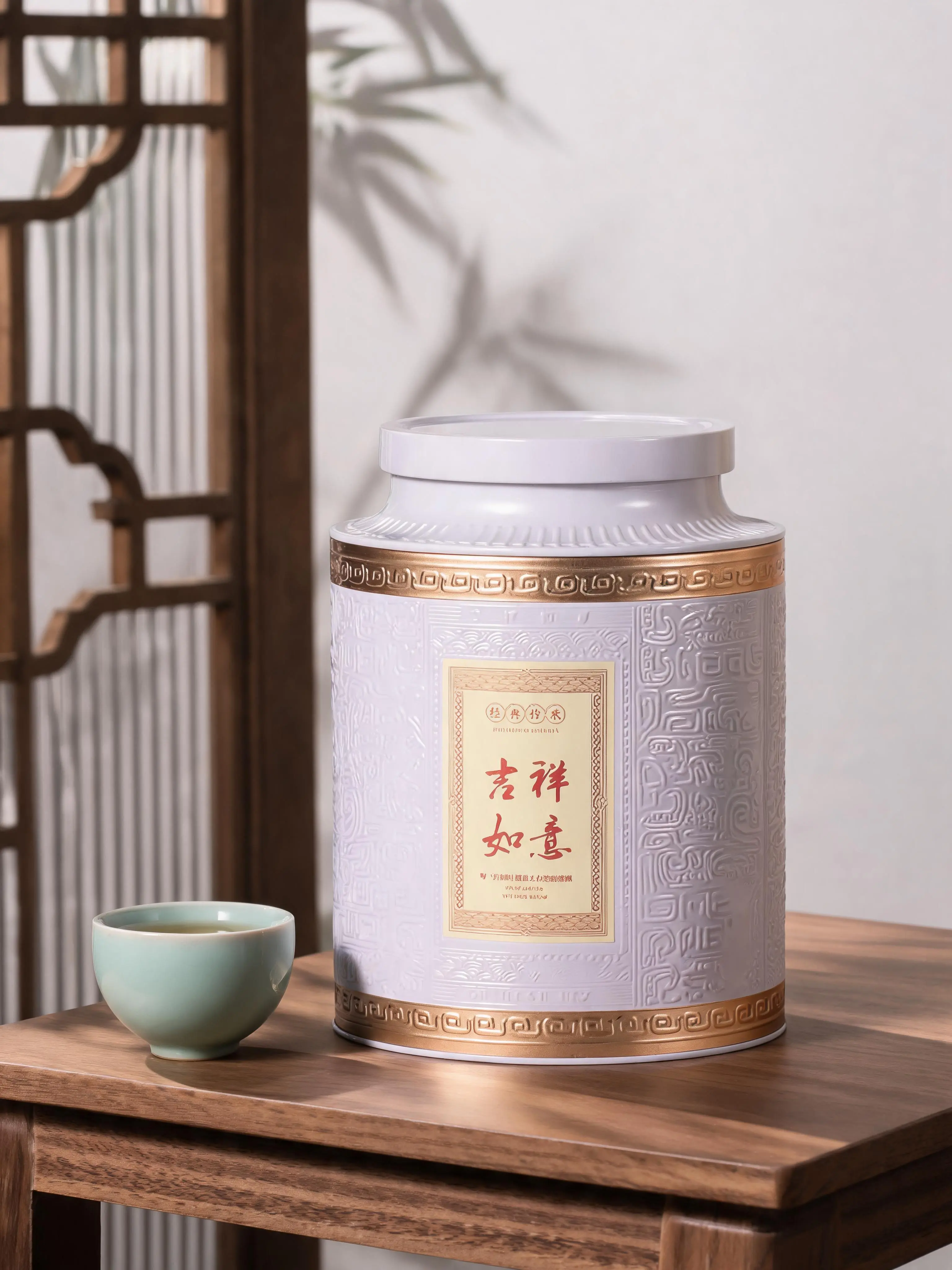吉福藏茶 tin packaging image 2