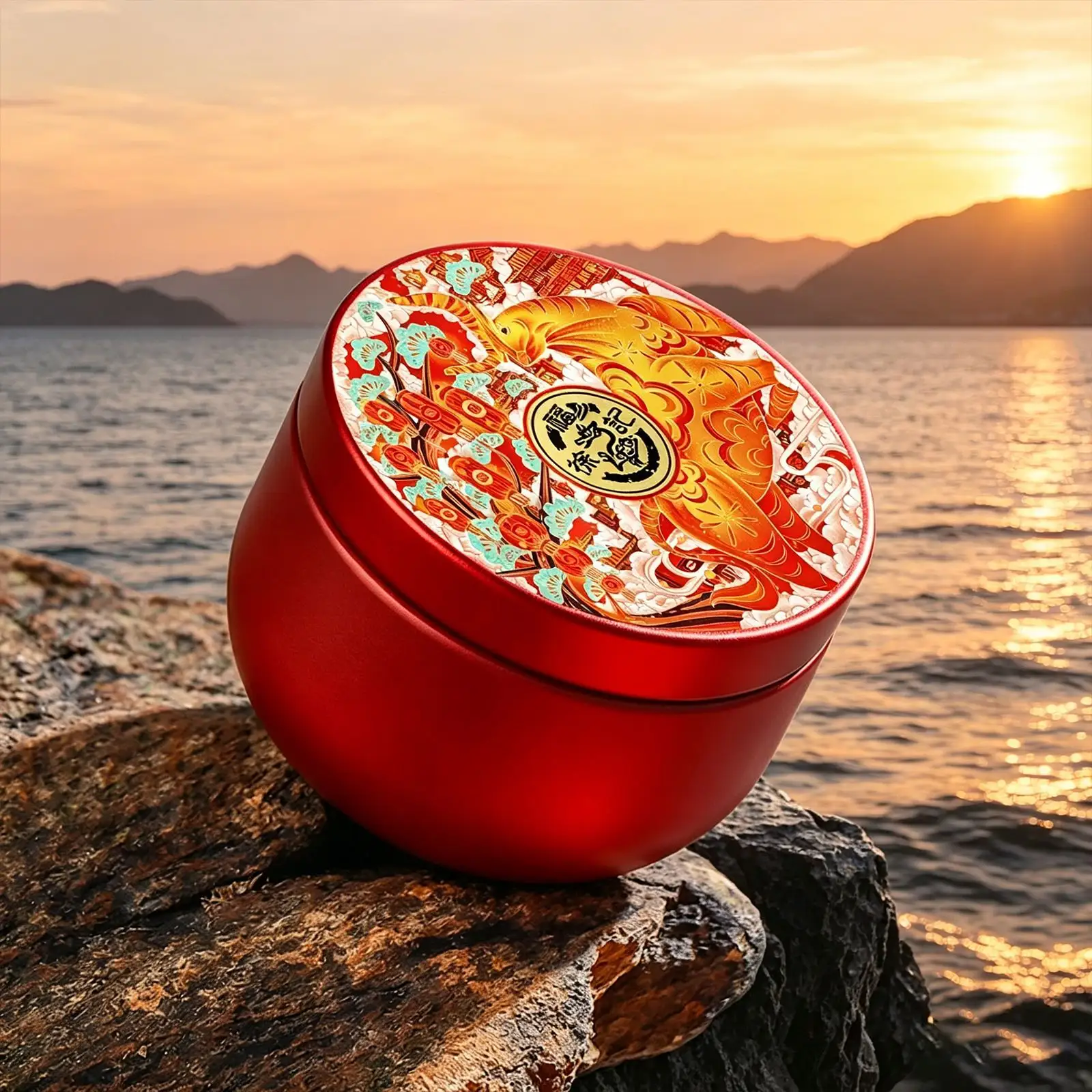 浪纹喜盒 tin packaging image 2