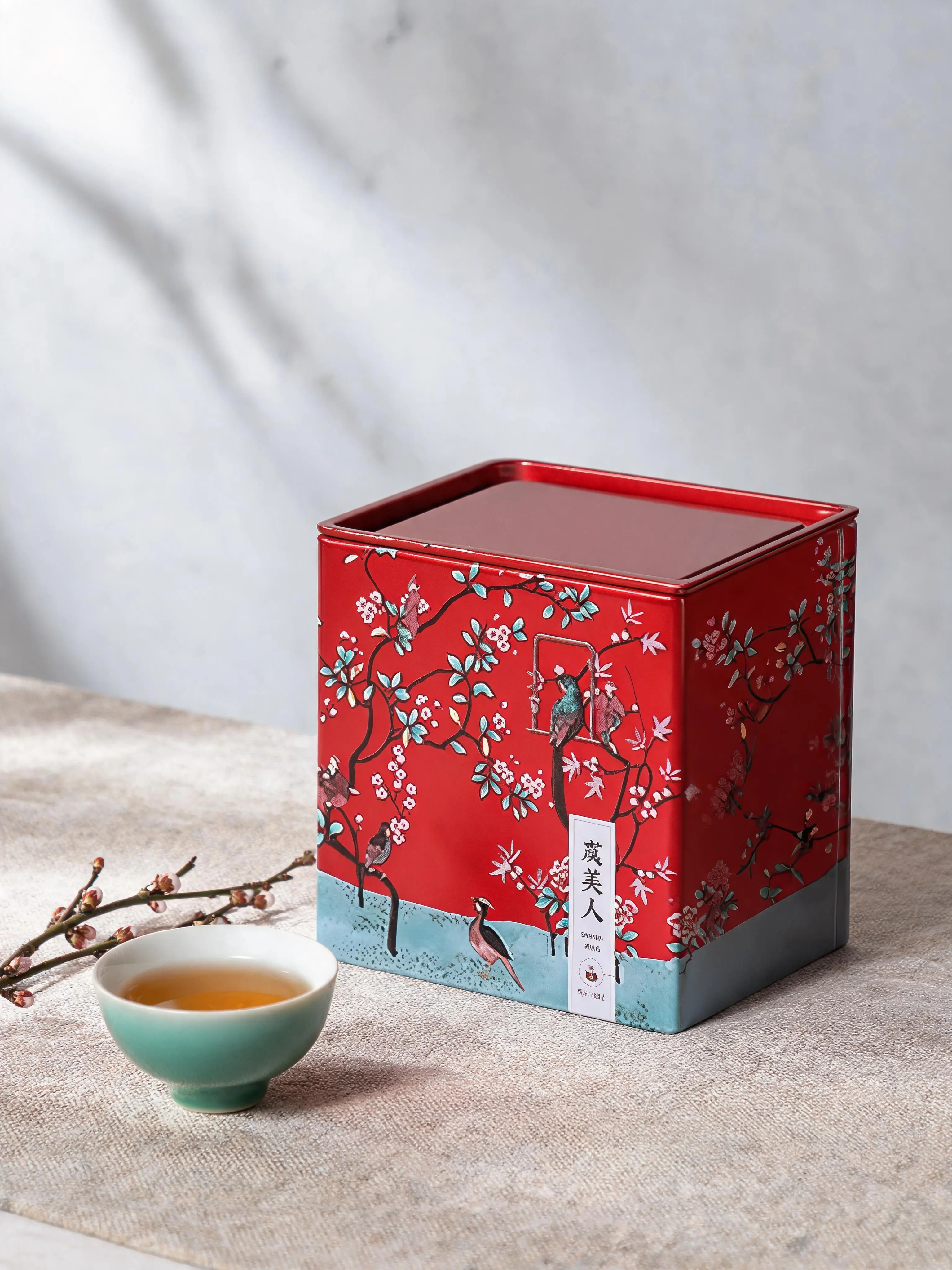 雀语·茶韵 tin packaging image 2