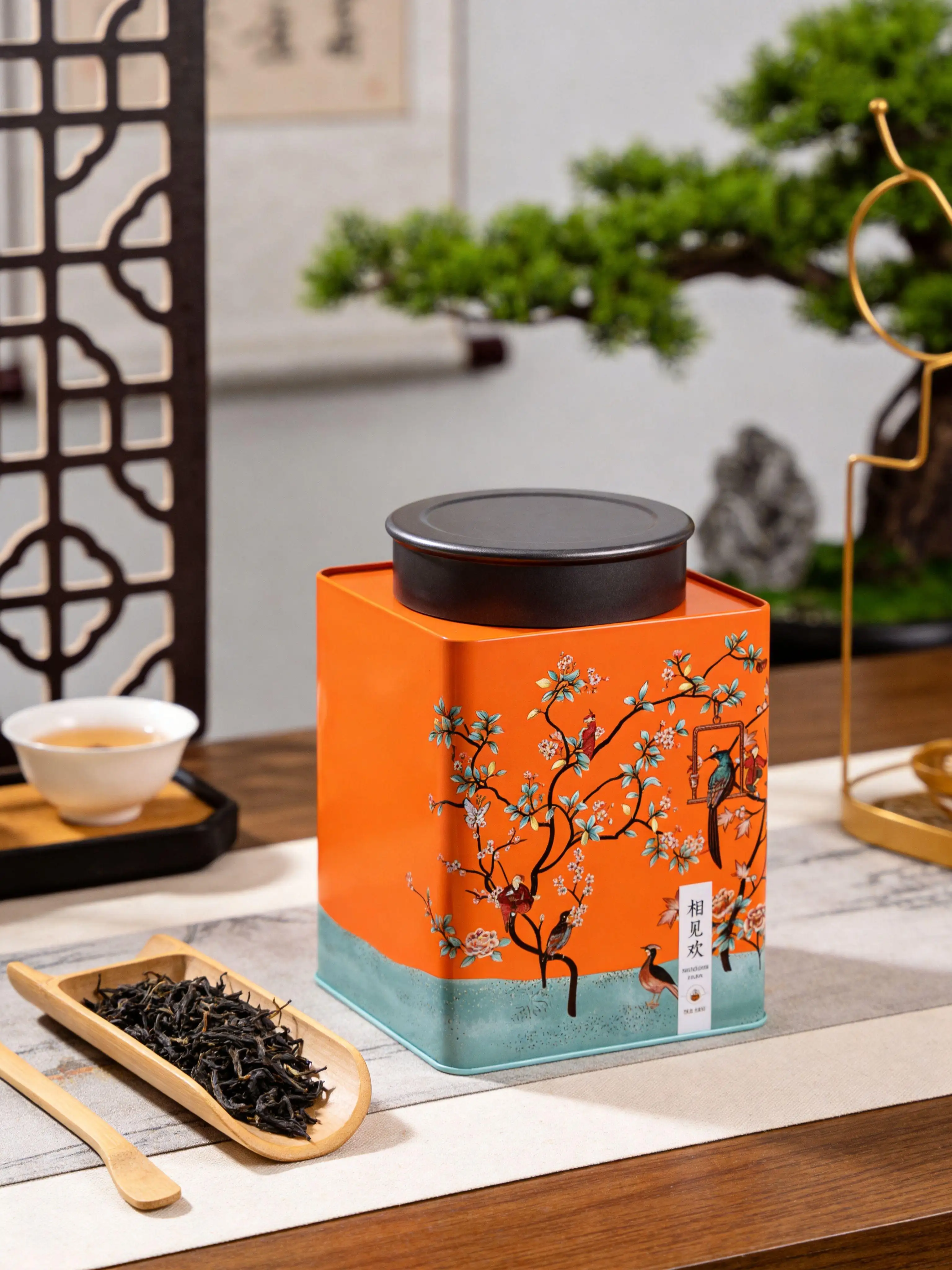 花鸟·相见欢 tin packaging image 3