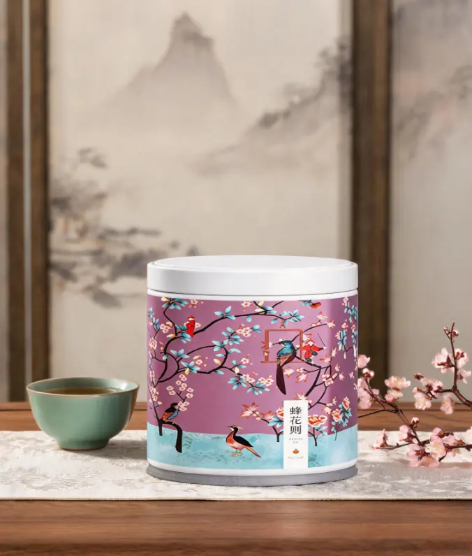 春栖茶罐 tin packaging image 2
