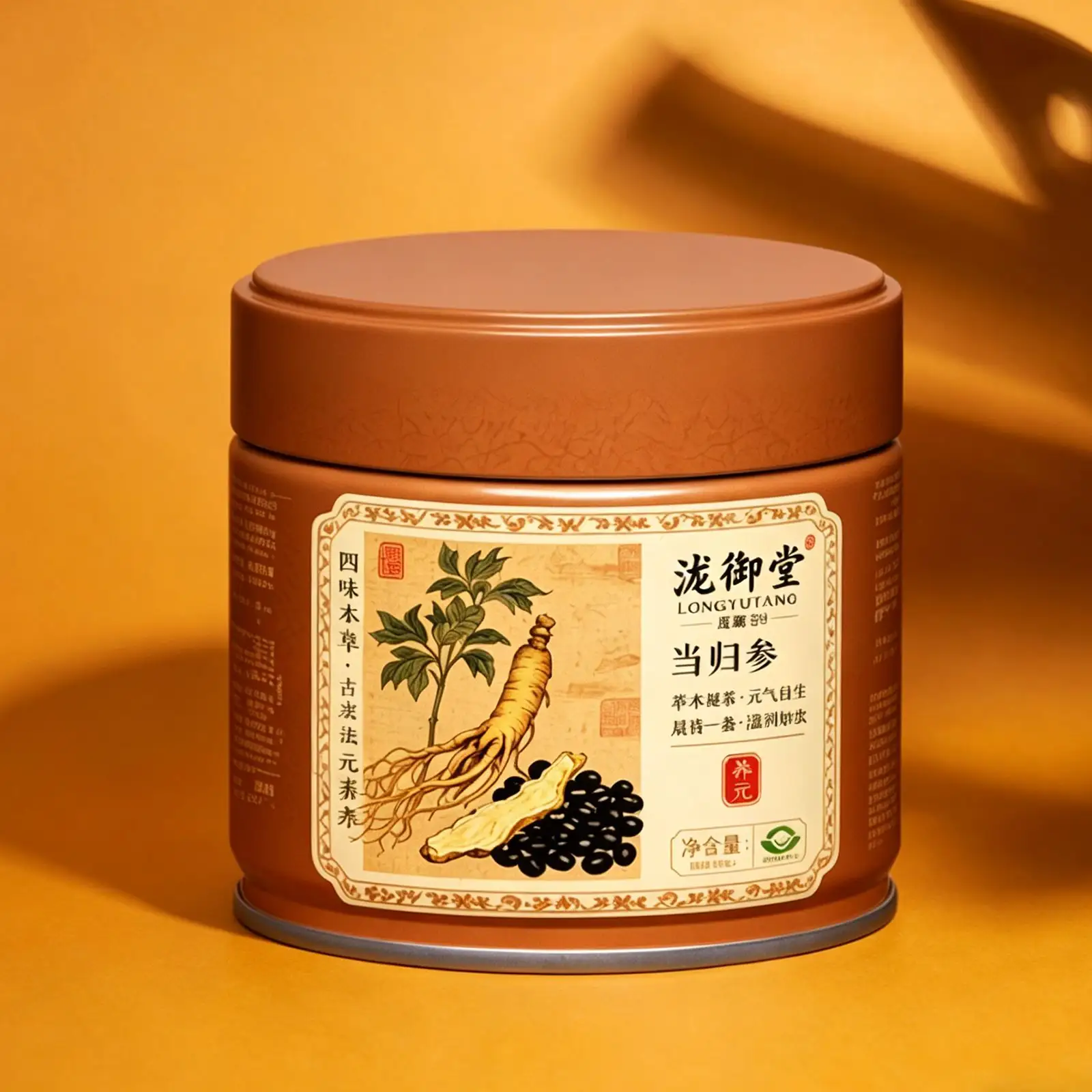 山涧茶叙 tin packaging image 2
