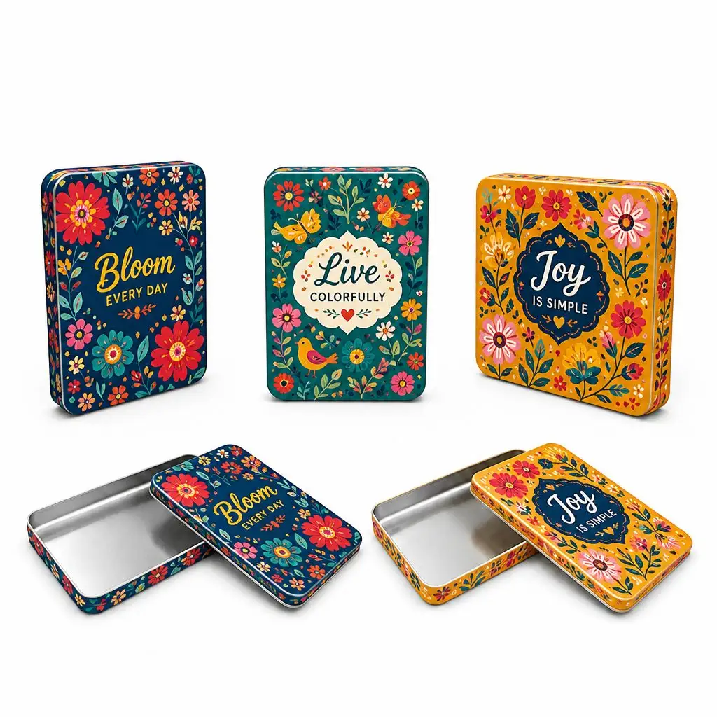 Custom Tin Packaging Case custom tin packaging design