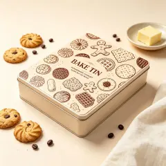 Baking Painting Elegant Tin