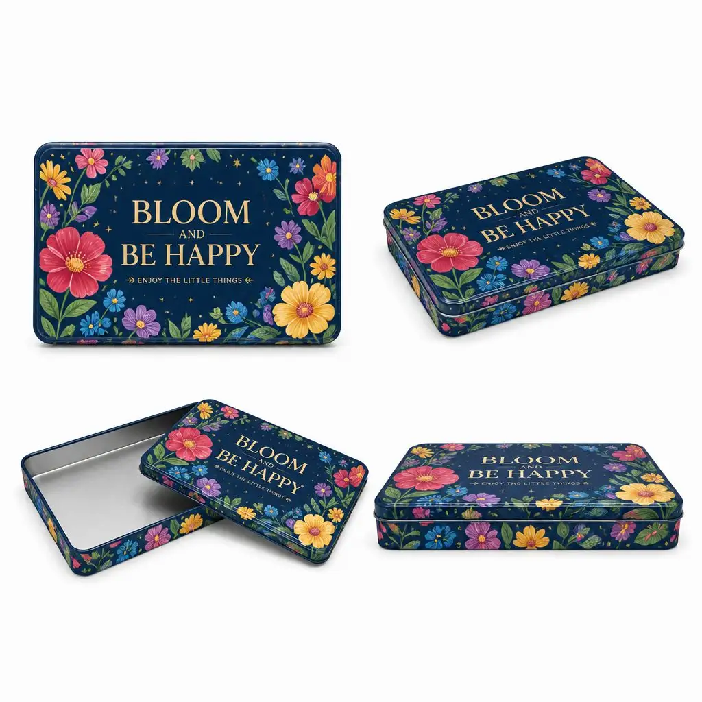 Custom Tin Packaging Case custom tin packaging design