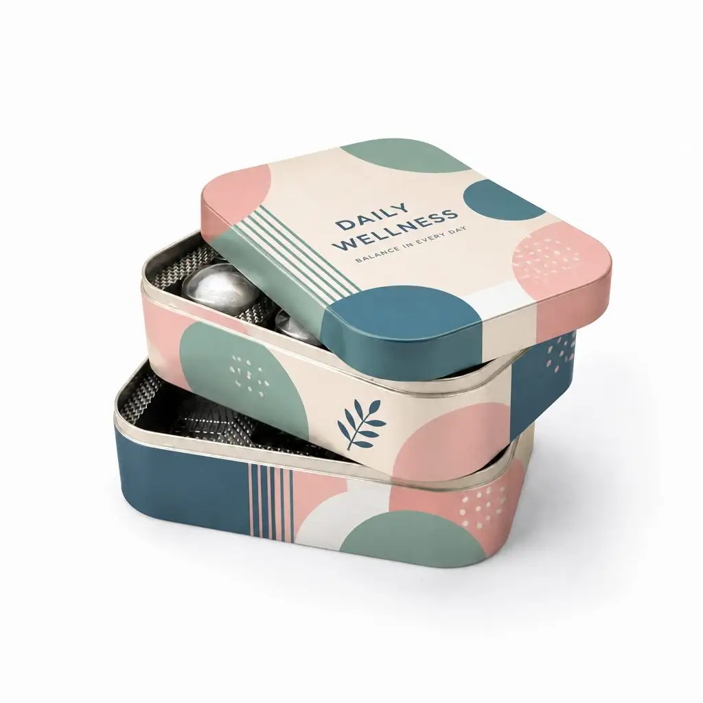 Custom Tin Packaging Case custom tin packaging design