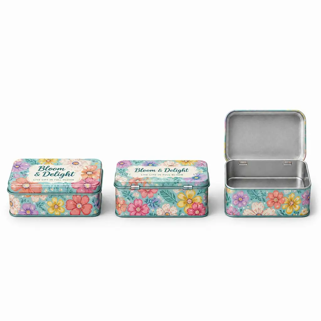 Custom Tin Packaging Case custom tin packaging design