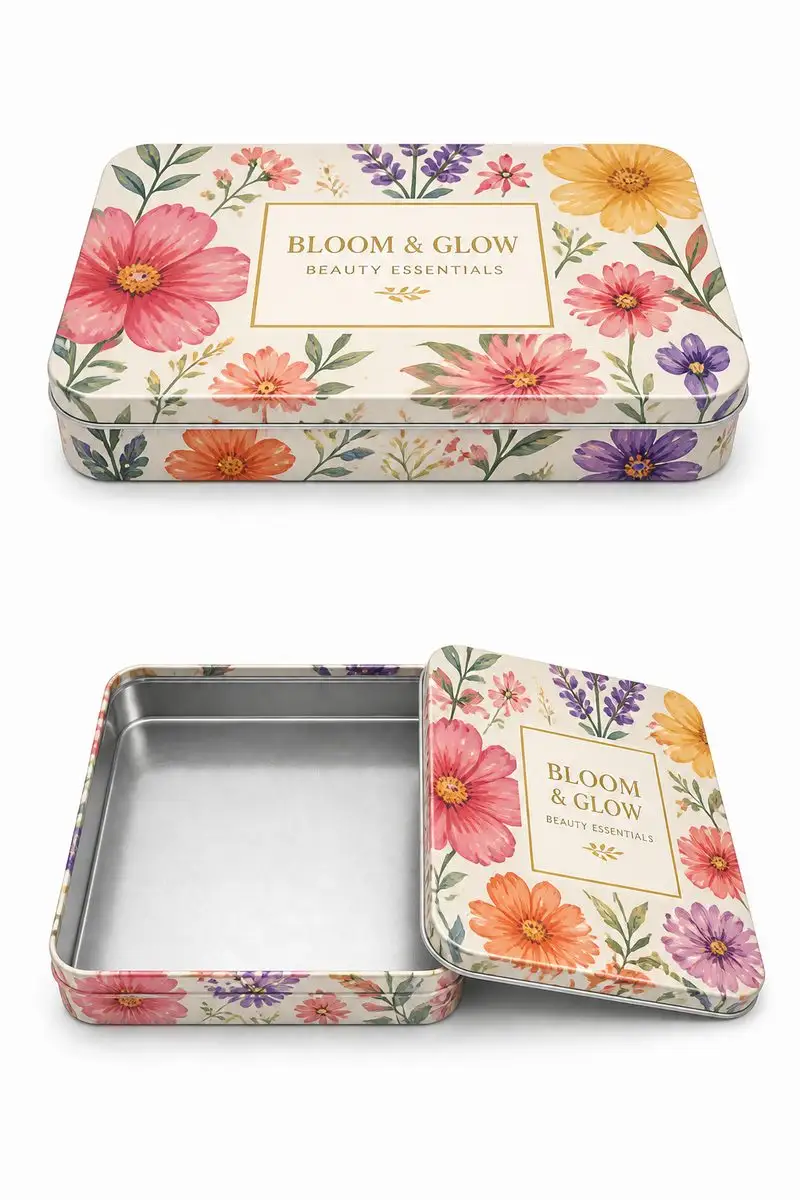 Custom Tin Packaging Case custom tin packaging design
