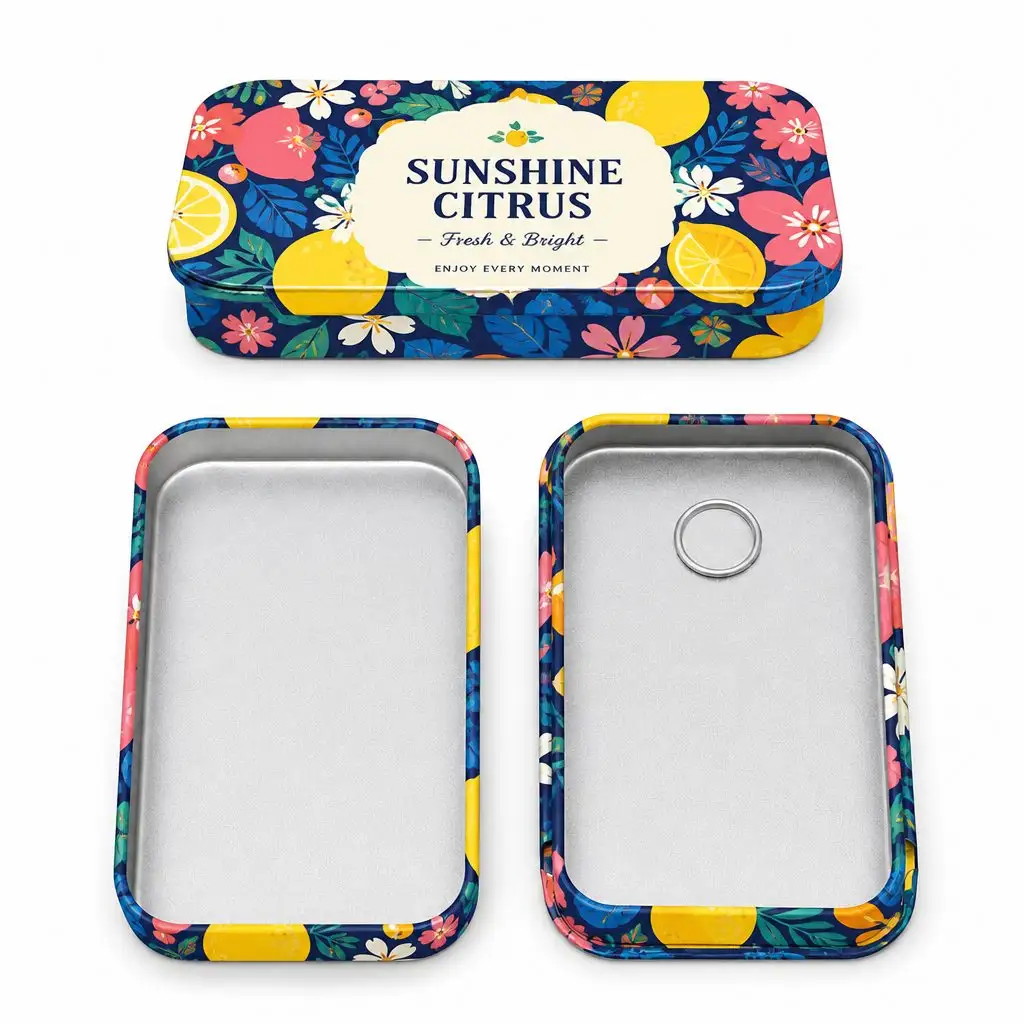Custom Tin Packaging Case custom tin packaging design