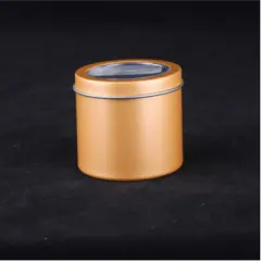 70 Window Lid Round Tin
