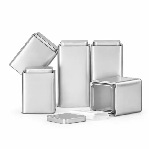 No Specification Square Tea Tin Can -10