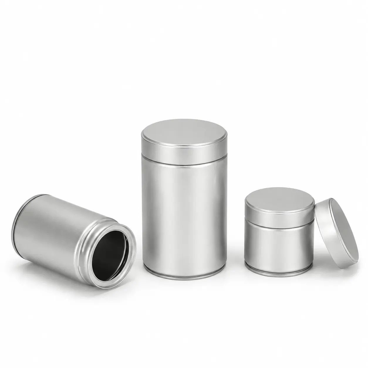 D60*60mm Coffee Tin