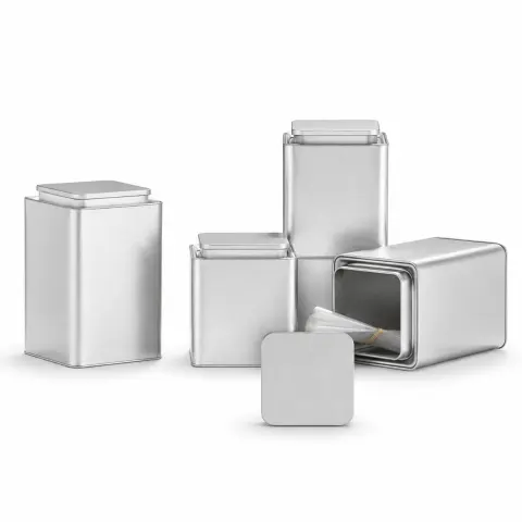 No Specification Small Tea Tin Can - 2