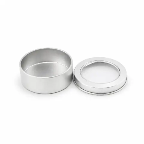 D65*23mm tea canister (open window)