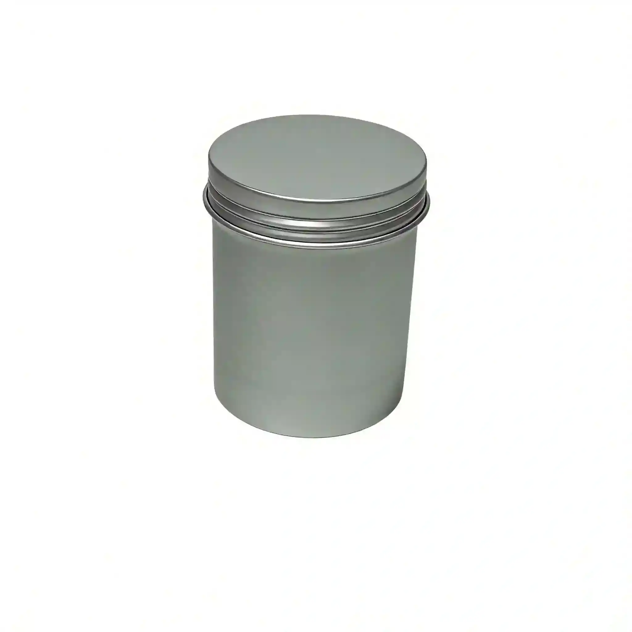 D50 * 65mm threaded natural color aluminum can