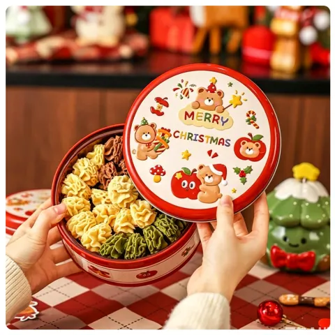 Cookie Tins & Biscuit Tins: Storage, Gifting & Custom Packaging